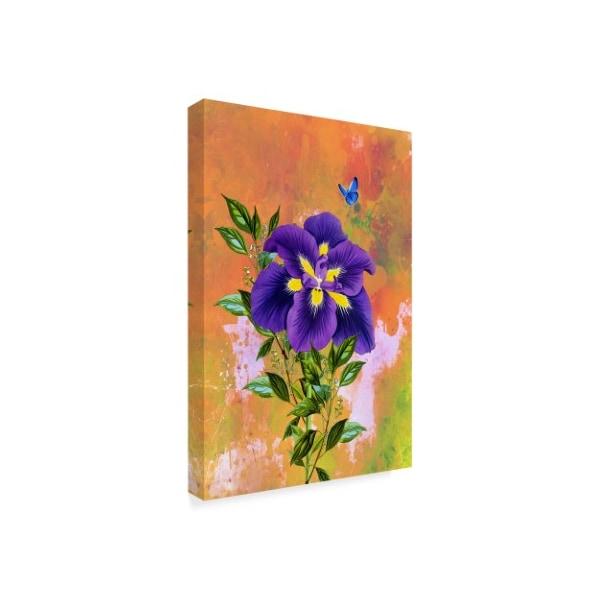 Ata Alishahi 'Purple Flower' Canvas Art,30x47